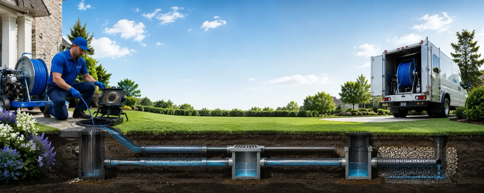 Outdoor drain cleaning information for Olivehurst, CA